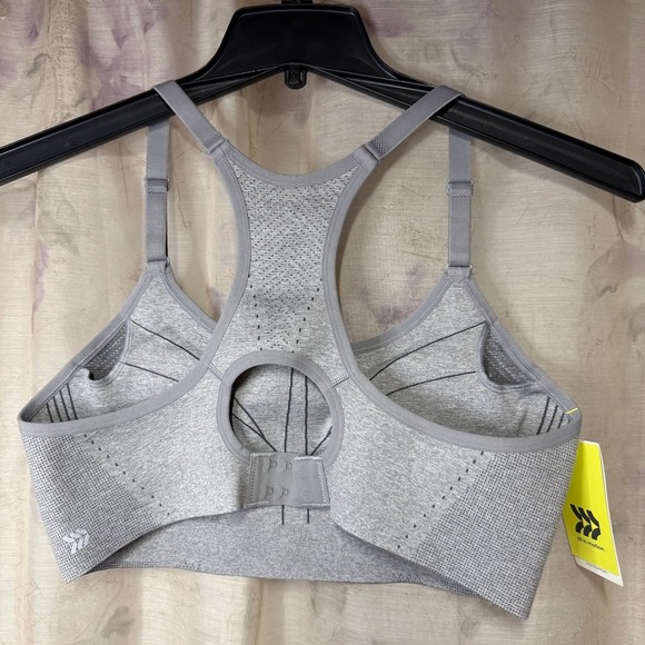 all in‎ motion grey sports bra NWT. Size L - Picture 4 of 4